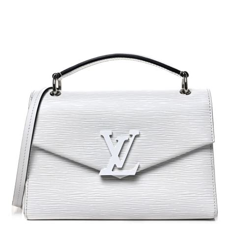 LOUIS VUITTON Epi Pochette Grenelle White 